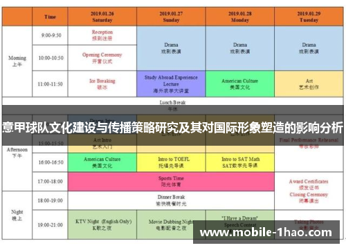 意甲球队文化建设与传播策略研究及其对国际形象塑造的影响分析 意甲球队文化建设与传播策略研究及其对国际形象塑造的影响分析