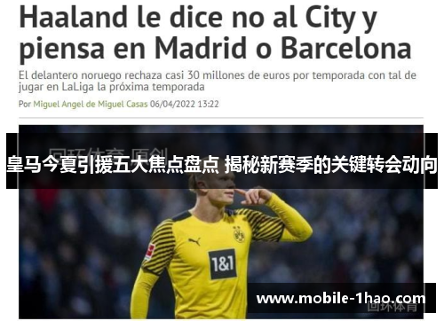 皇马今夏引援五大焦点盘点 揭秘新赛季的关键转会动向 皇马今夏引援五大焦点盘点 揭秘新赛季的关键转会动向