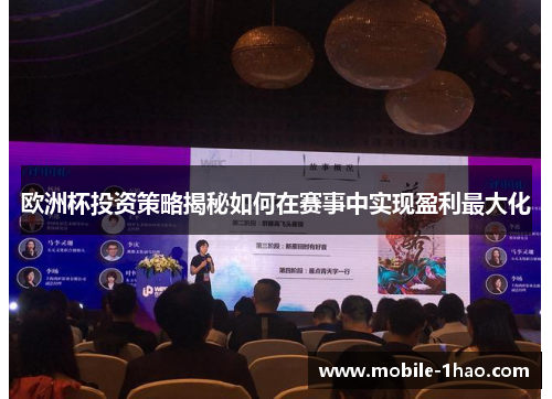 欧洲杯投资策略揭秘如何在赛事中实现盈利最大化 欧洲杯投资策略揭秘如何在赛事中实现盈利最大化
