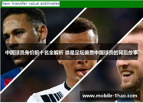 中国球员身价前十名全解析 谁是足坛最贵中国球员的背后故事 中国球员身价前十名全解析 谁是足坛最贵中国球员的背后故事