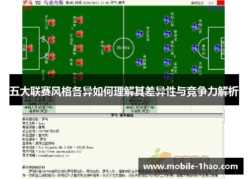 五大联赛风格各异如何理解其差异性与竞争力解析 五大联赛风格各异如何理解其差异性与竞争力解析