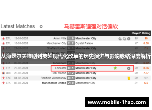 从海瑟尔关惨剧到英超现代化改革的历史演进与影响脉络深度解析 从海瑟尔关惨剧到英超现代化改革的历史演进与影响脉络深度解析