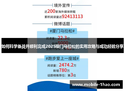 如何科学备战并顺利完成2025厦门马拉松的实用攻略与成功经验分享 如何科学备战并顺利完成2025厦门马拉松的实用攻略与成功经验分享